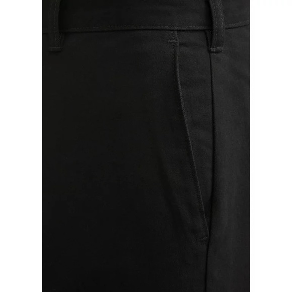 Men’s George Flat Front Casual Wrinkle Resistant Black Pants - Picture 2 of 6